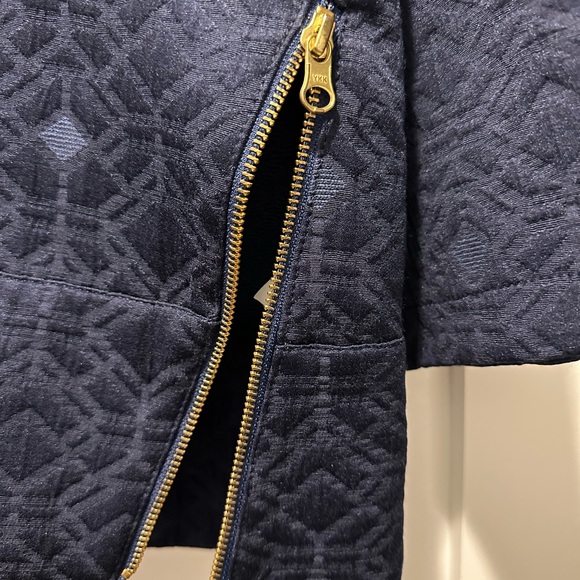 Navy Quilted Top with Zipper Accents from J.Crew - Picture 3 of 5